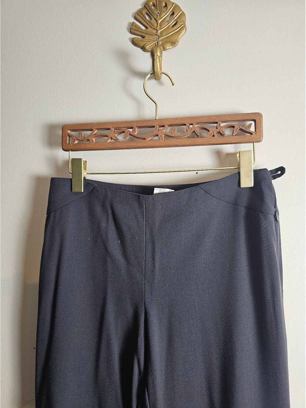Armani Collezioni Dress Pants Gray Women 6 Italy Virgin Wool